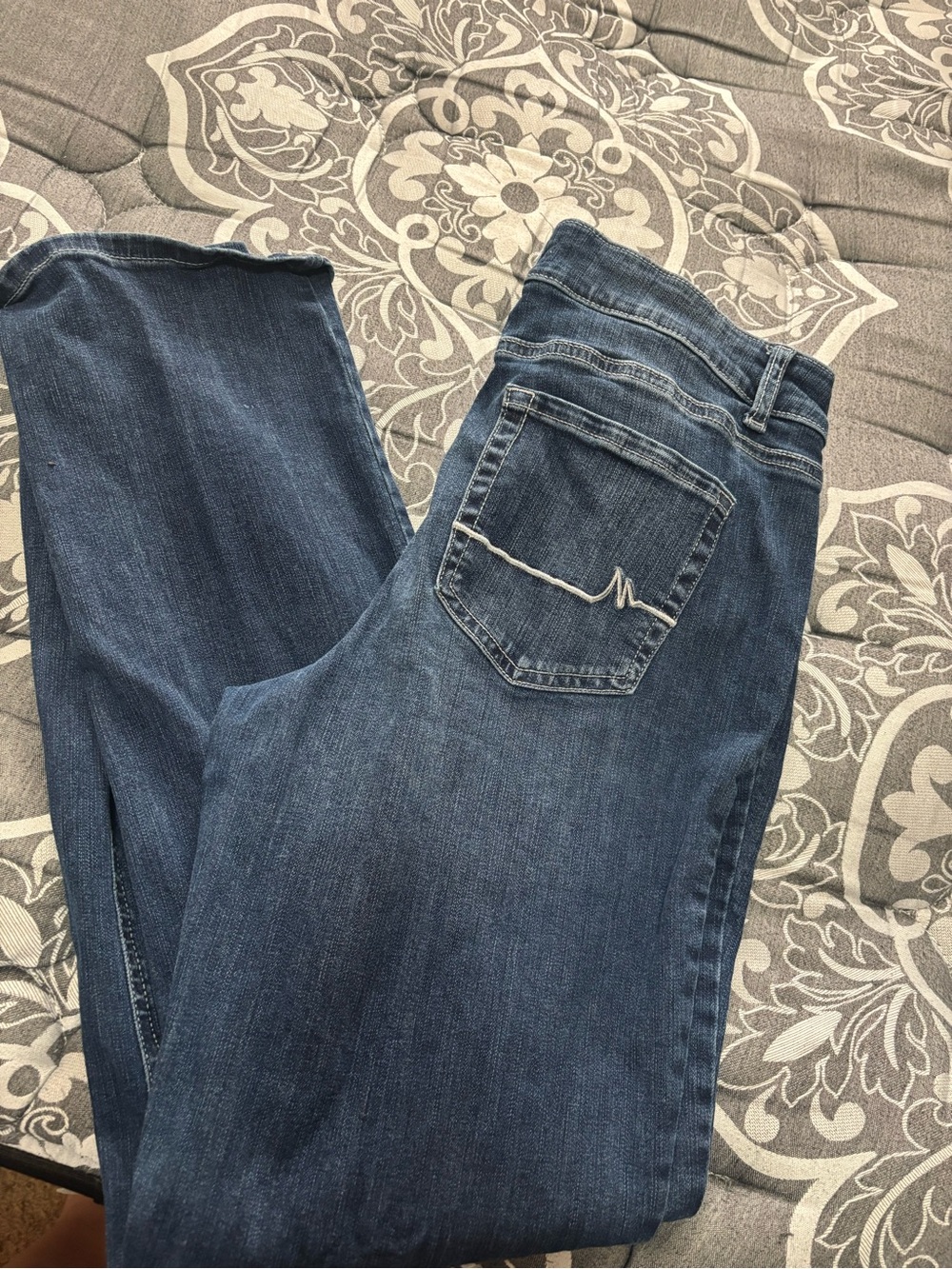 Straight leg jeans